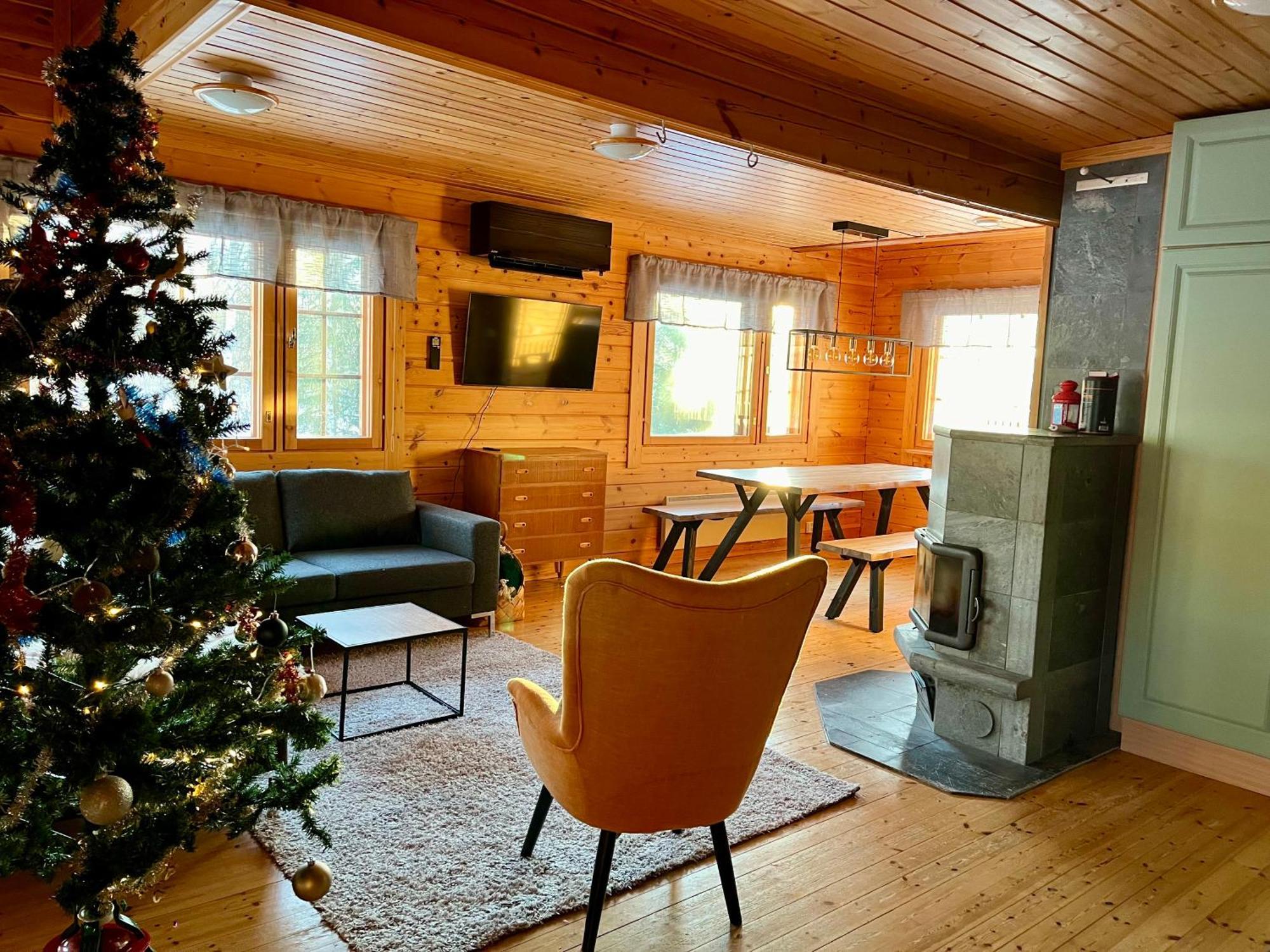 Log Cottages In 10 Min From Santa Claus Village-Sauna&Freeparking روفانييمي المظهر الخارجي الصورة